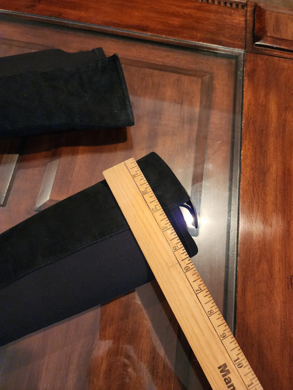 Stuart Weitzman Black Over-the-Knee Wedge Boots